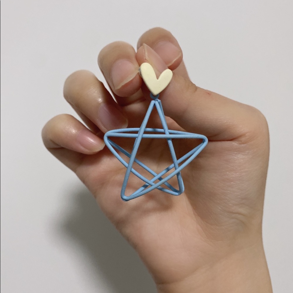 cute star earrings